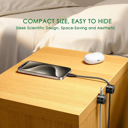 Organizador de Cabos UGREEN LP886, Conjunto de 3 Peças, Preto