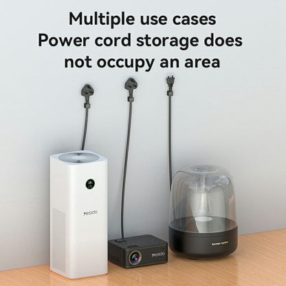 Yesido C216WH Cable Organizer, Set of 4 Pieces, White