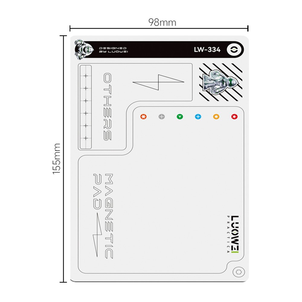 Pad Magnético para Parafusos Luowei LW-334