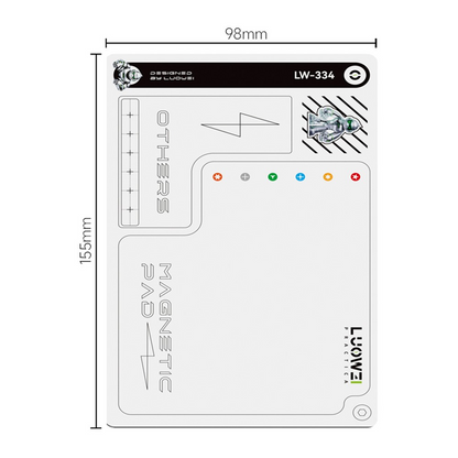 Pad Magnético para Parafusos Luowei LW-334
