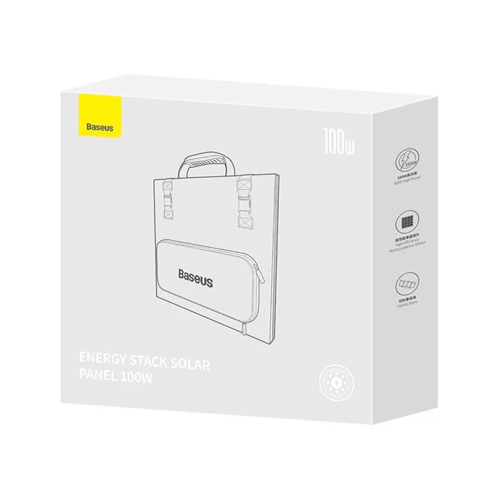 Painel Solar Fotovoltaico Baseus, 100W, 1.58m x 0.39m, Verde CCNL050006