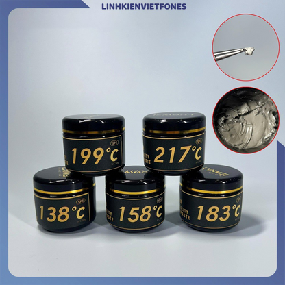 Pasta de Soldar Luowei LW-SP3, 30g, Ponto de Fusão 217 Graus