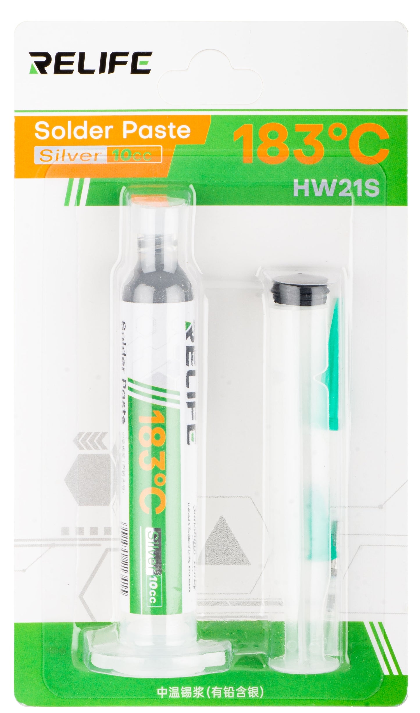 Pasta Fludor Relife HW21S, Tipo Seringa, Ponto de Fusão 183 Graus