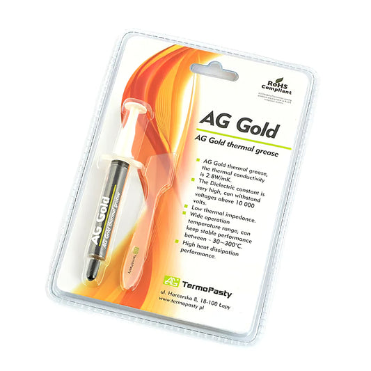 Pasta Termocondutora Termopasty AG Gold, Seringa, 3g