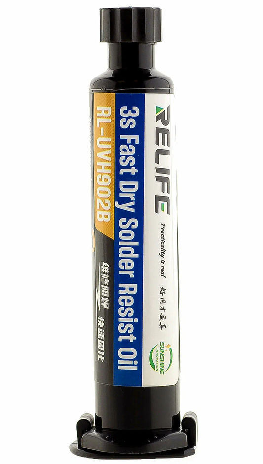 Pasta UV de Máscara Relife RL-UVH902B, 10ml, Preta