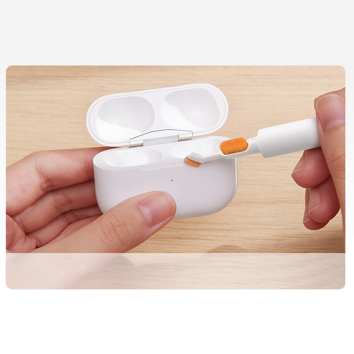 Ferramenta de limpeza Baseus para Apple Airpods / Samsung Galaxy Buds / Huawei Freebuds, Branco NGBS000002