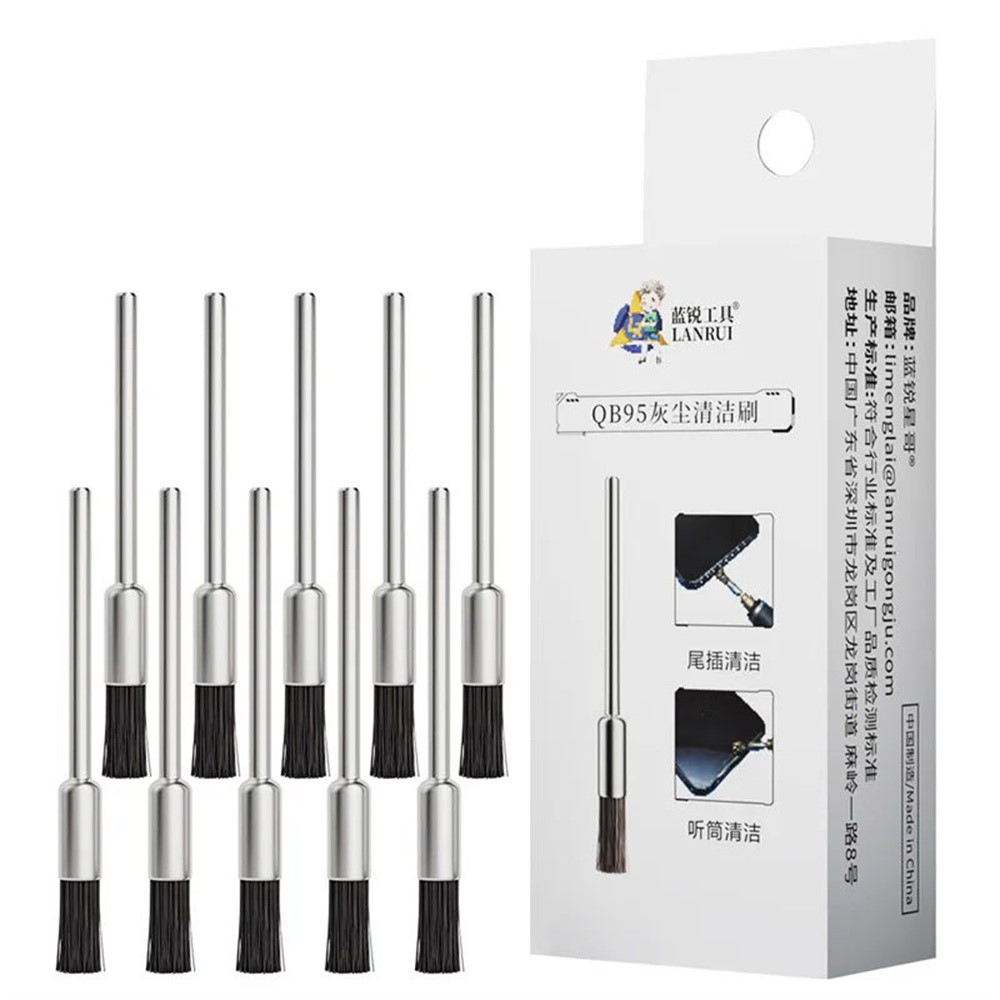 Escova Antiestática Lanrui QB95, 2,35mm, Conjunto de 10 unidades