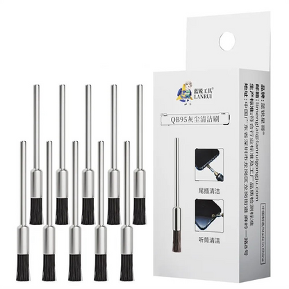 Escova Antiestática Lanrui QB95, 3mm, Conjunto de 10 unidades