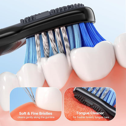 Escova de Dentes Elétrica Bitvae D2, Preta
