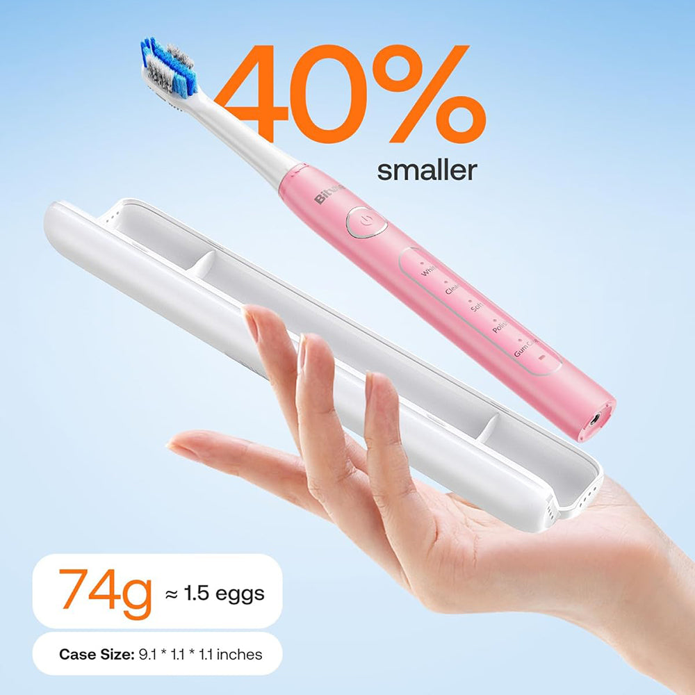 Escova de Dentes Elétrica Bitvae D2, Rosa