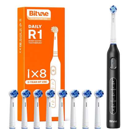 Escova de Dentes Elétrica Bitvae R1, Preta
