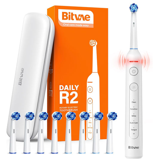 Escova de Dentes Elétrica Bitvae R2, Branca