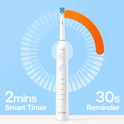 Escova de Dentes Elétrica Bitvae R2, Branca