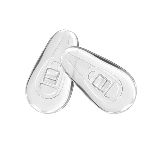 Almofadas de Silicone para Óculos Techsuit NPT1, Conjunto de 2 peças, Transparentes
