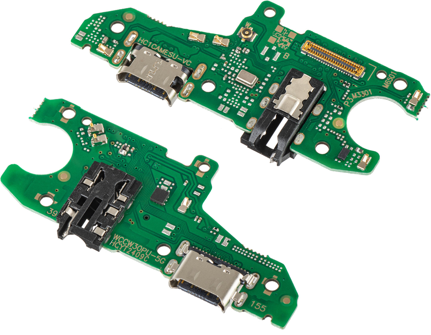 Placa com Conector de Áudio - Carregamento - Microfone Honor X7