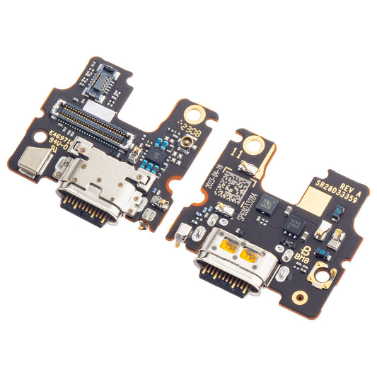 Placa com conetor de carregamento - Microfone Motorola Edge 30, Service Pack 5P68C20589