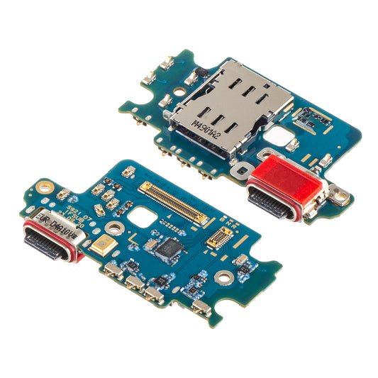 Placa com conetor de carregamento - Microfone - Módulo de leitura SIM Samsung Galaxy S24 S921, Service Pack GH96-16507A 