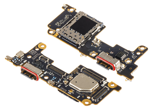 Placa com Conector de Carregamento - Microfone - Módulo Leitor SIM Xiaomi 12T, Service Pack 560001L12A00