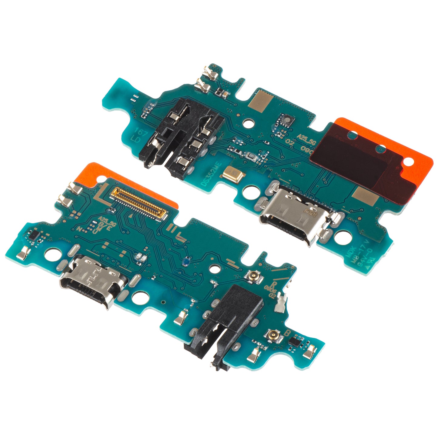 Placa com Conector de Carregamento - Áudio - Microfone Samsung Galaxy A25 A256