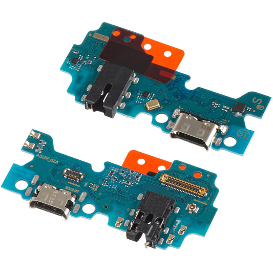 Placa com Conector de Carregamento - Áudio - Microfone Samsung Galaxy A32 A325