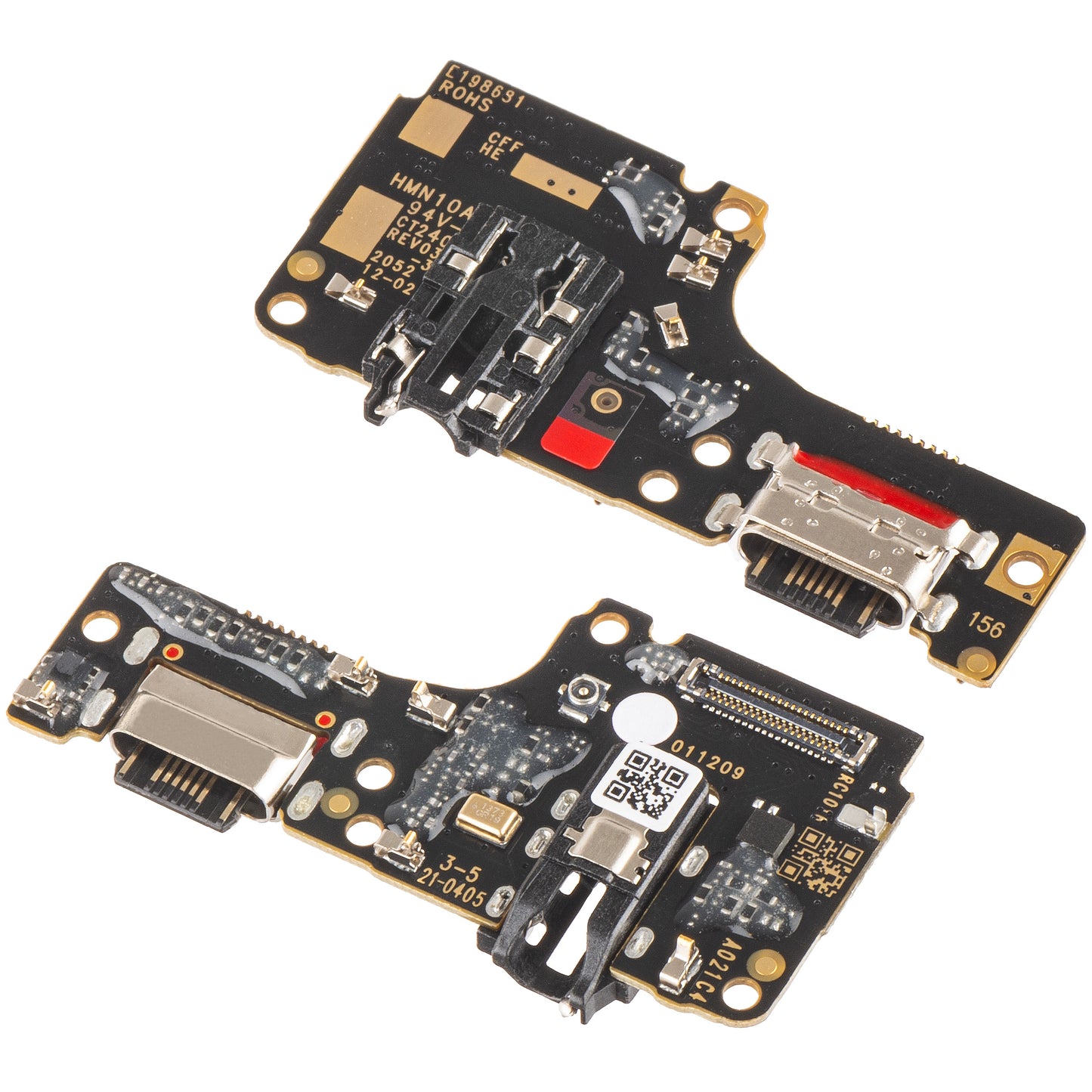 Placa com Conector de Carregamento - Áudio - Microfone Xiaomi Poco M5s / Redmi Note 10S / Note 10