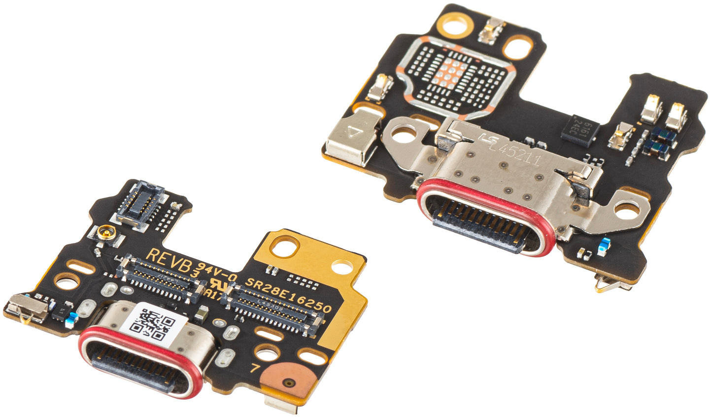 Placa com Conector de Carregamento - Microfone Motorola Edge 50, Service Pack 5P68C24920