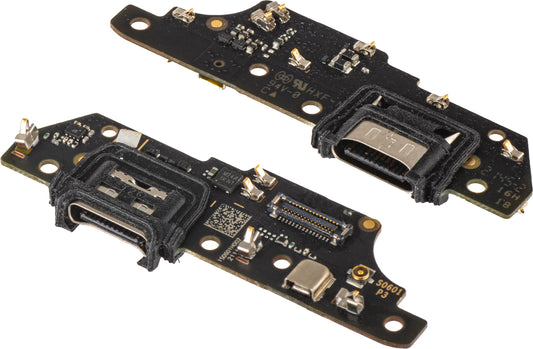 Placa com Conector de Carregamento - Microfone Motorola Moto E40 / E30 / E20