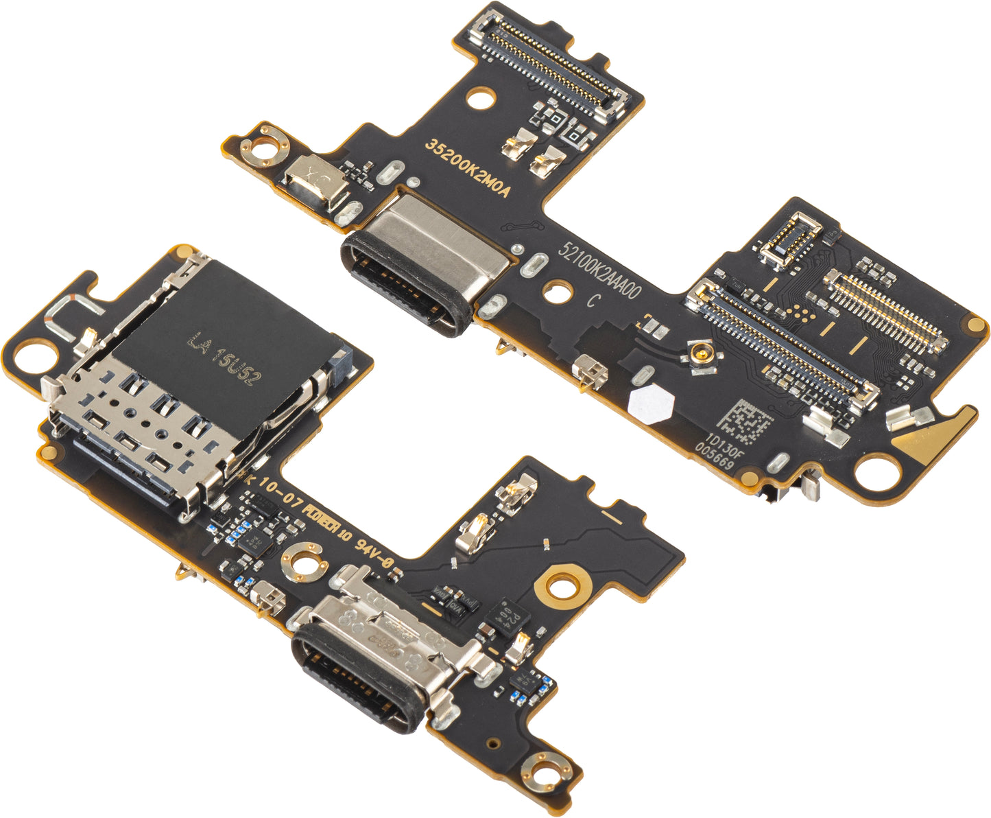 Placa com Conector de Carregamento - Microfone - Módulo Leitor SIM Xiaomi Mi 11 5G, Service Pack 56000F00K200