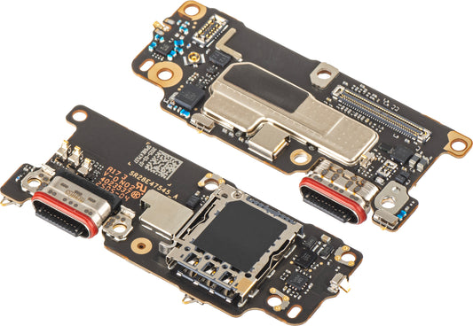 Placa com Conector de Carregamento - Microfone - Módulo Leitor SIM Motorola Razr 60 Ultra, Service Pack 5P68C29822