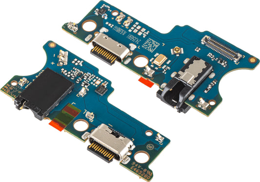 Placa com Conector de Carregamento - Áudio - Microfone Samsung Galaxy A04e A042, Service Pack GH81-23048A