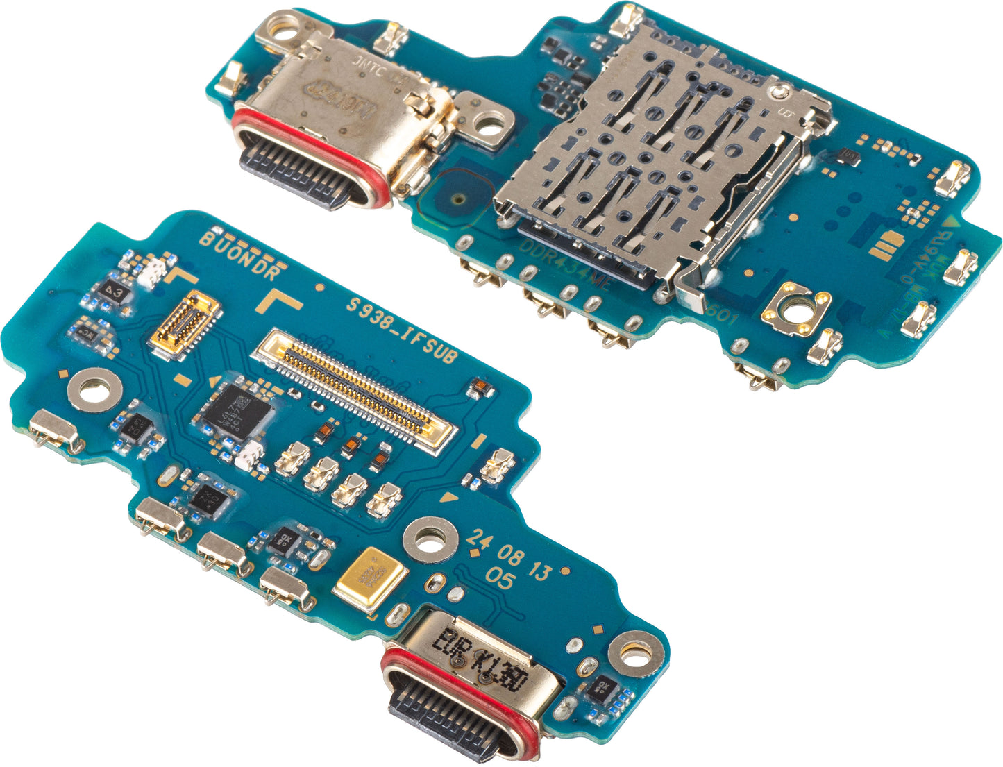Placa com Conector de Carregamento - Microfone - Módulo Leitor de SIM Samsung Galaxy S25 Ultra S938