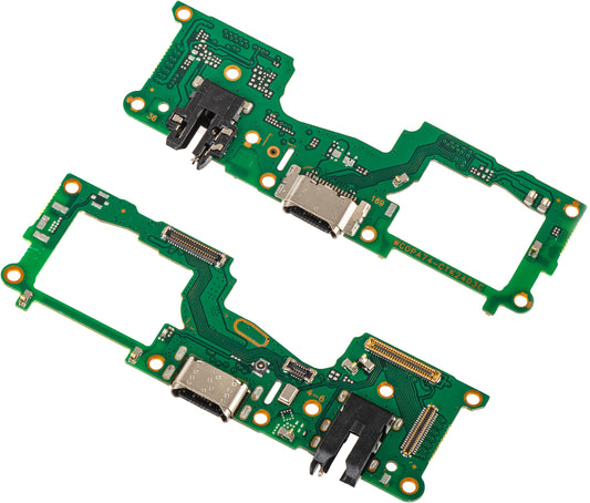 Placa com Conector de Carregamento - Microfone Oppo Reno8, Swap