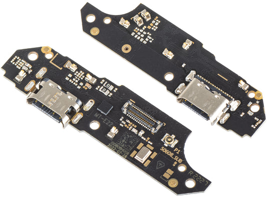 Placa de ligação de carregamento do microfone do Motorola Moto E22 