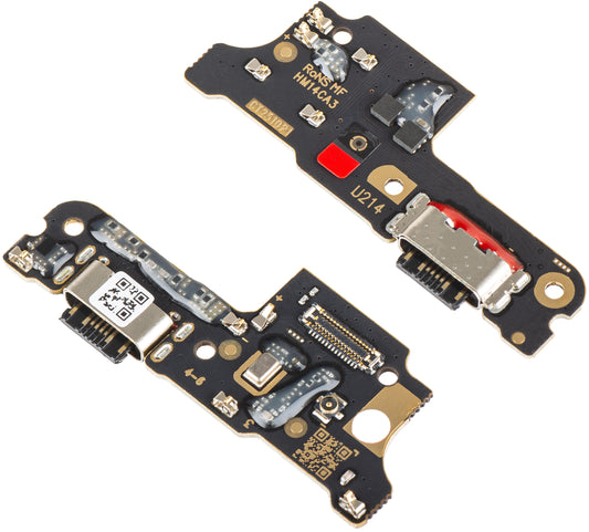 Placa com Conector de Carregamento - Microfone Xiaomi Redmi 14C 5G