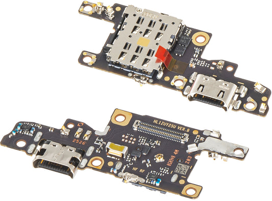 Placa com Conector de Carregamento - Microfone - Módulo Leitor SIM Huawei nova 14 Pro, Service Pack 02357EQE