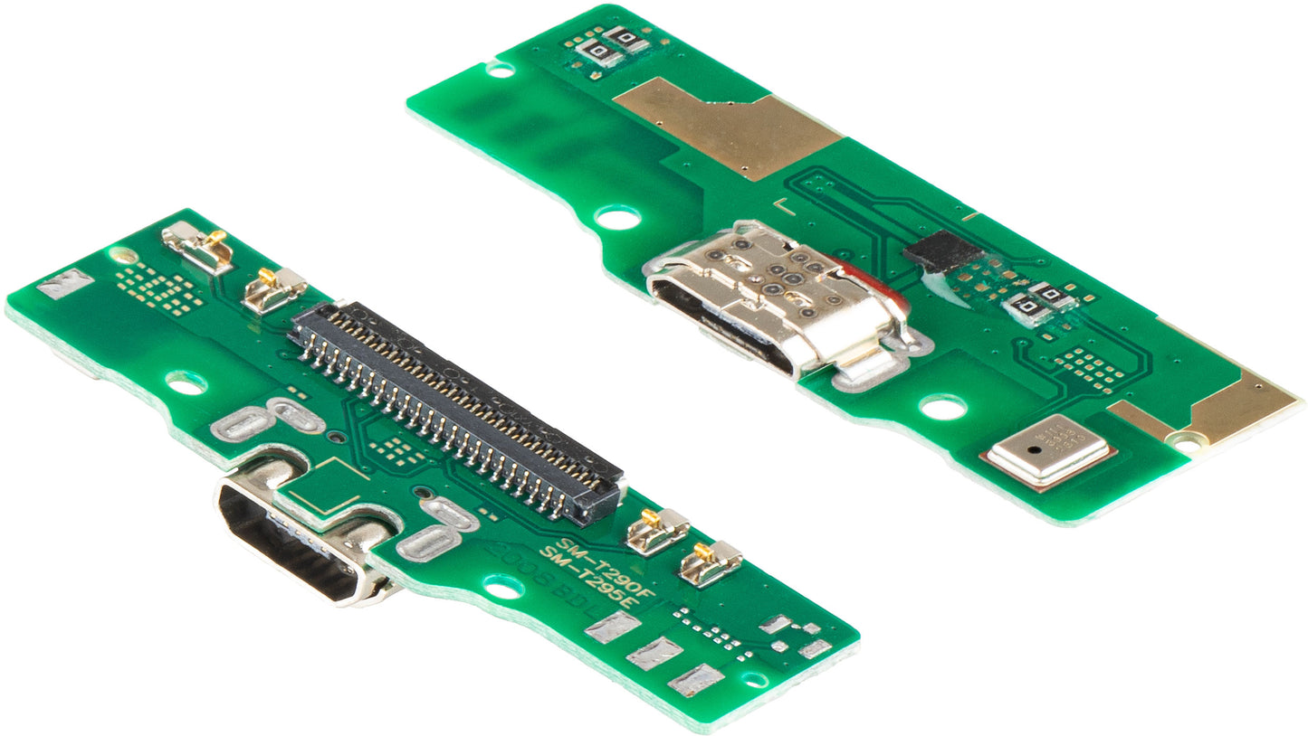 Placa com Conector de Carregamento - Microfone Samsung Galaxy Tab A 8.0 (2019), Versão Wi-Fi