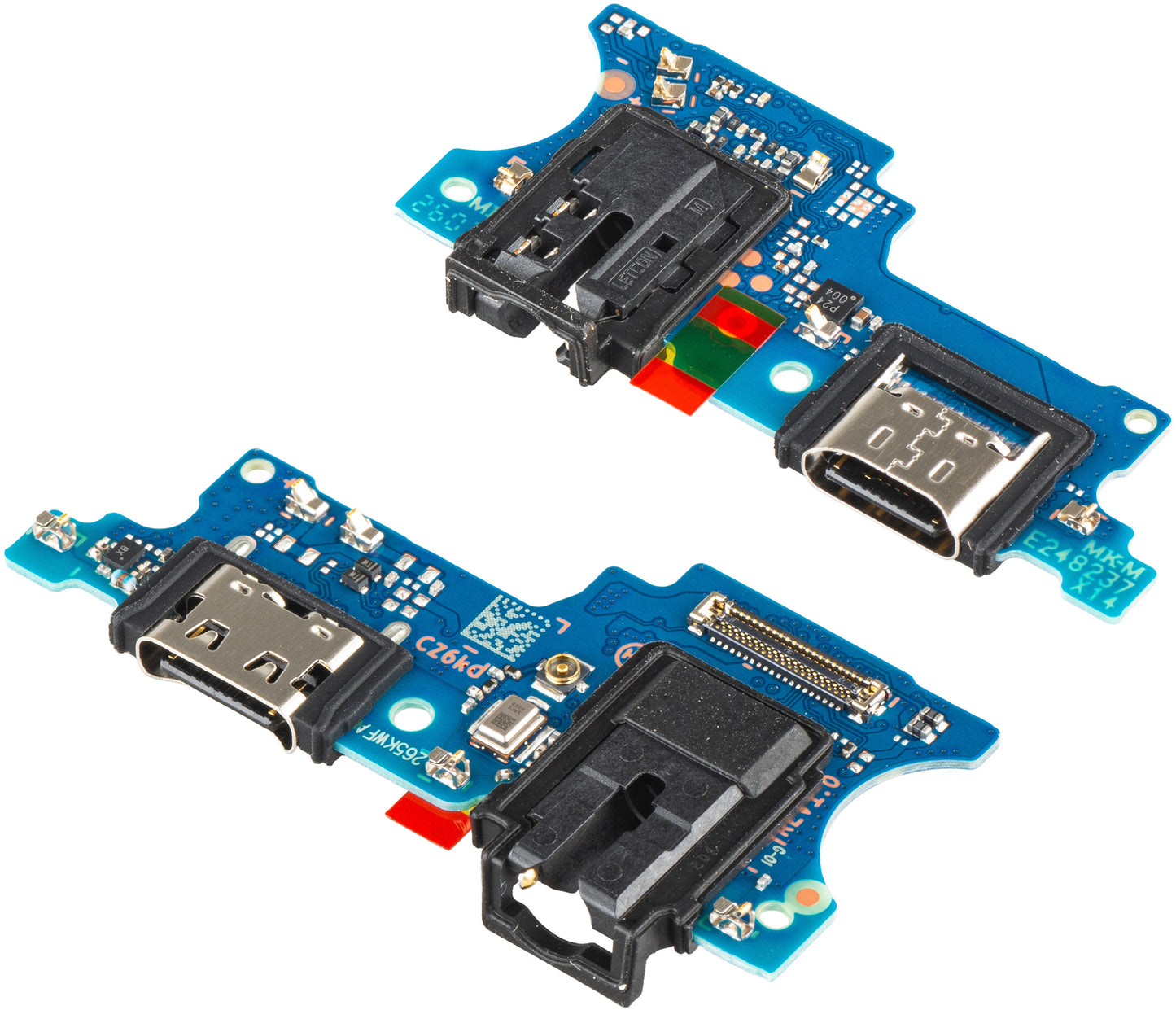 Placa com Conector de Carregamento - Áudio - Microfone Samsung Galaxy A07 4G A075, Service Pack GH81-28063A