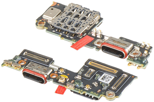 Placa com Conector de Carregamento - Microfone - Módulo Leitor SIM Oppo Reno16, Service Pack 621020002200