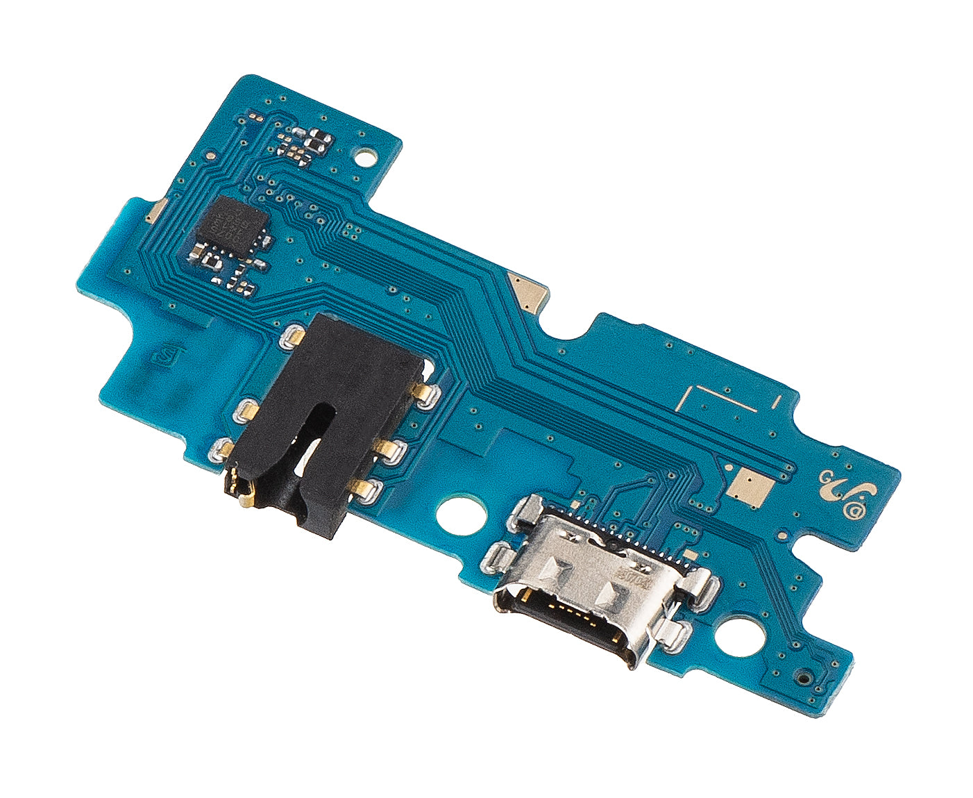 Placa com Conector de Carregamento - Áudio - Microfone Samsung Galaxy A20 A205