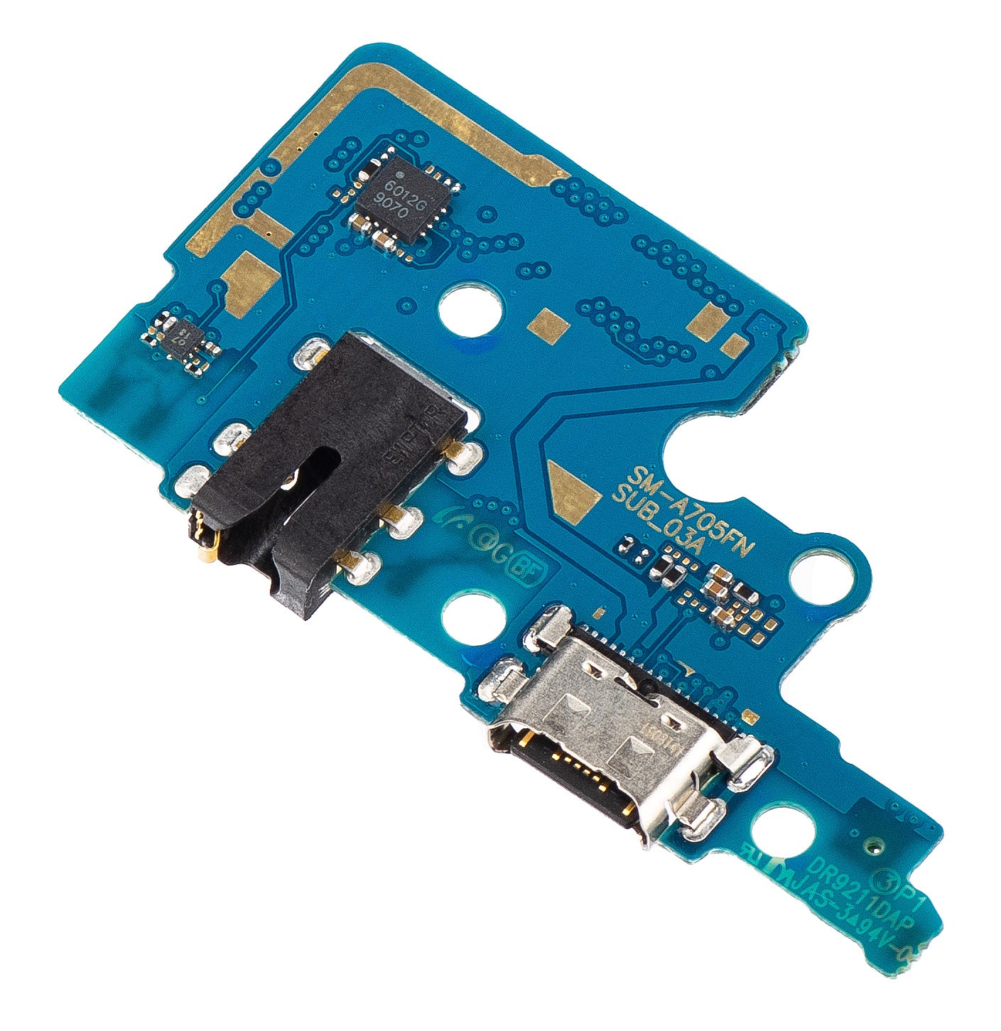 Placa com Conector de Carregamento - Áudio - Microfone Samsung Galaxy A70 A705