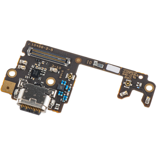 Placa de ligação de carregamento do microfone do Motorola Edge 20 Pro, Service Pack 5P68C19224 