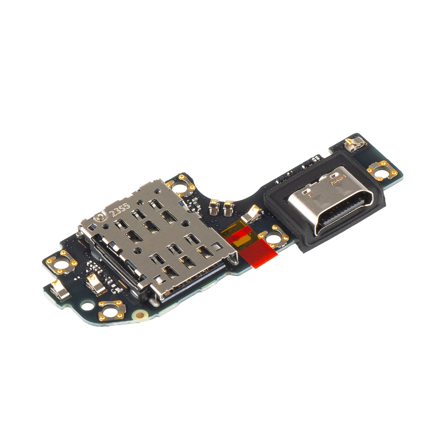 Placa com conetor de carregamento - Microfone - Módulo de leitura SIM Huawei nova Y90, Service Pack 02355BPM