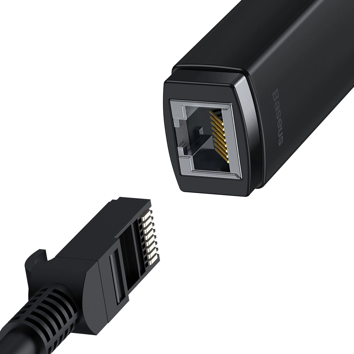 Placa de Rede Baseus Lite, RJ45, USB, Preto WKQX000001