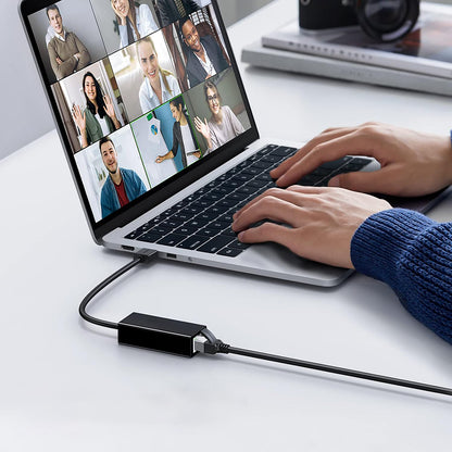 Placa de Rede Techsuit AC19, RJ45, USB, Preta