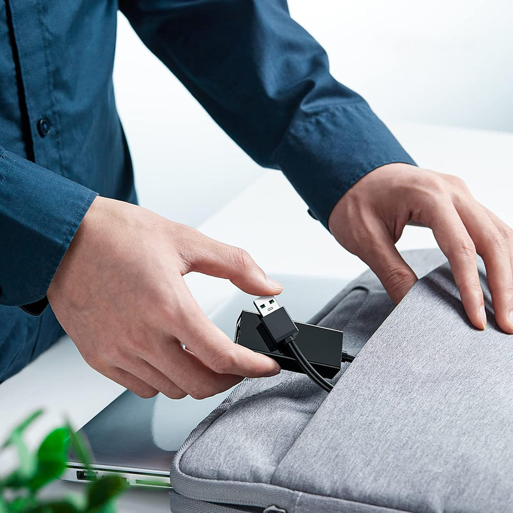 Placa de Rede Techsuit AC19, RJ45, USB, Preta