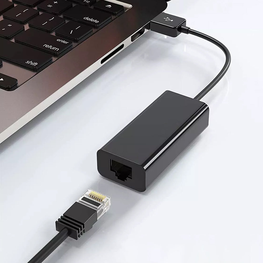 Placa de Rede Techsuit AC19, RJ45, USB, Preta