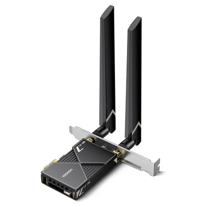 Placa de Rede UGREEN BE6500 (55204), 1 x PCIe, Preta
