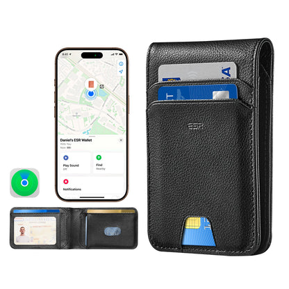 Carteira ESR Classic Geo com função Find My e Proteção RFID, Preto, Recondicionada