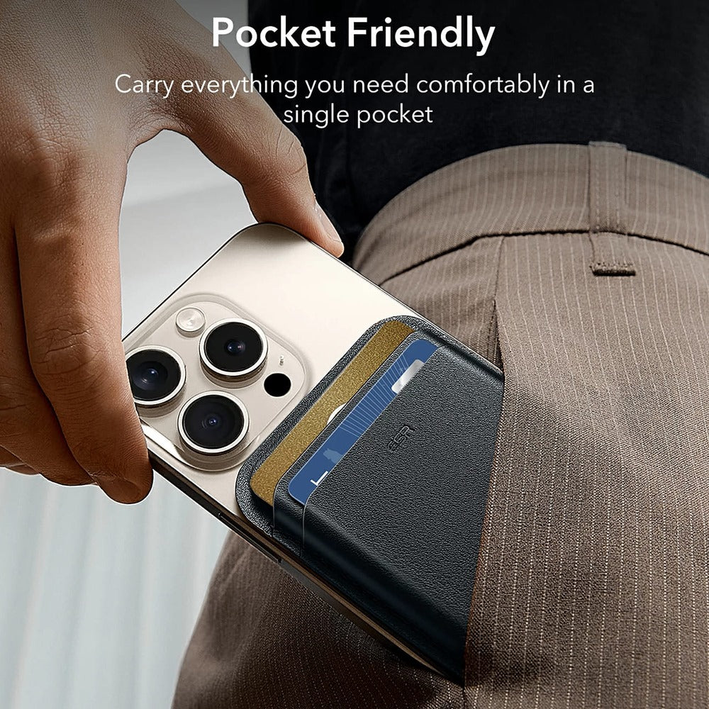 Carteira Magsafe, ESR, Boost, Azul-marinho