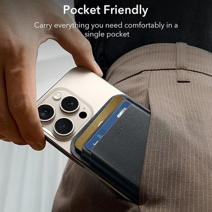 Carteira Magsafe, ESR, Boost, Azul-marinho